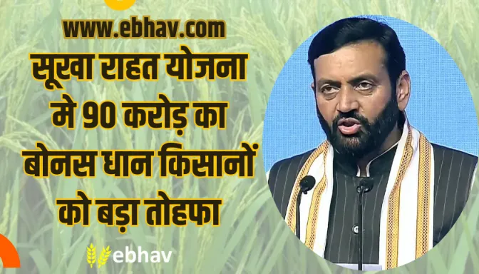Haryana Dhaan Kisan Sookha Raahat Bonus 2025