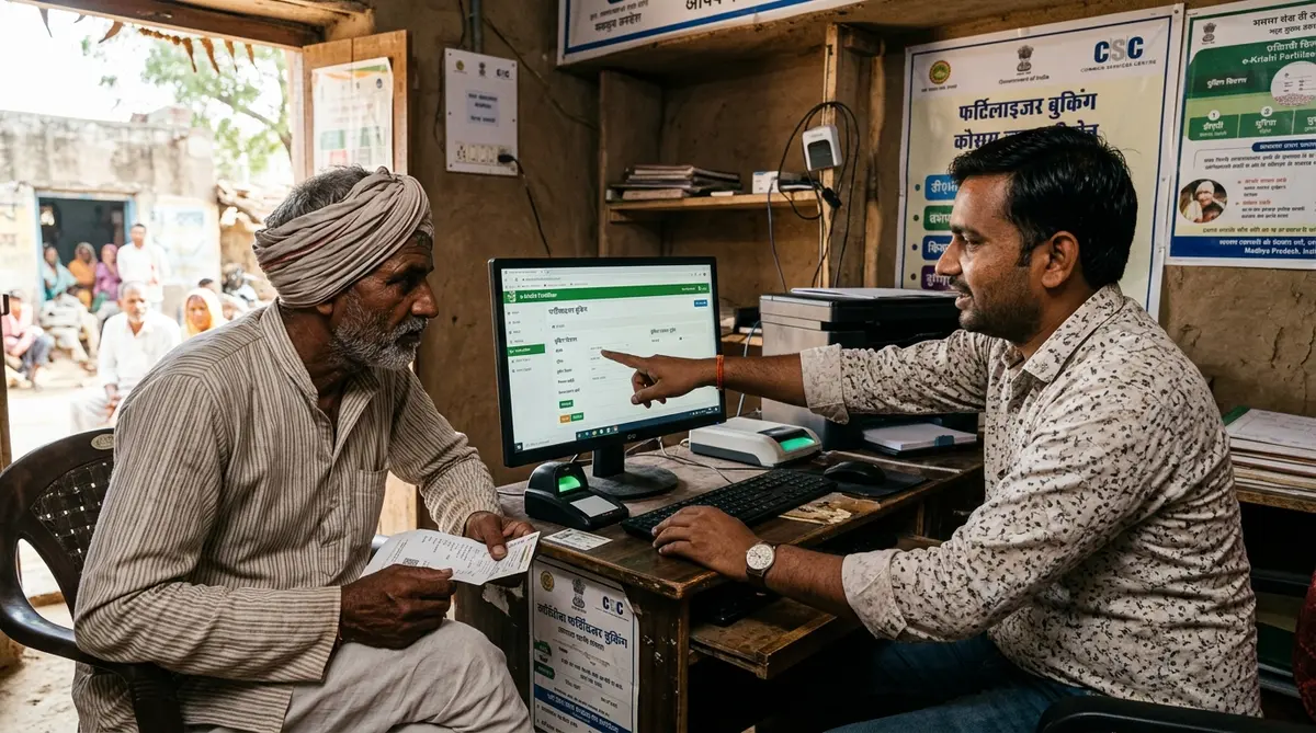 ई-विकास पोर्टल पर खाद टोकन स्लॉट बुकिंग